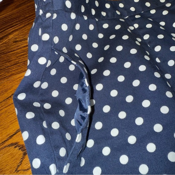 Like New Alfred Dunner Navy Polka Dots Capri Pants Size 20 - Picture 6 of 9